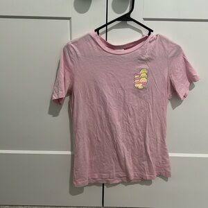 small pink women’s santa cruz shirt